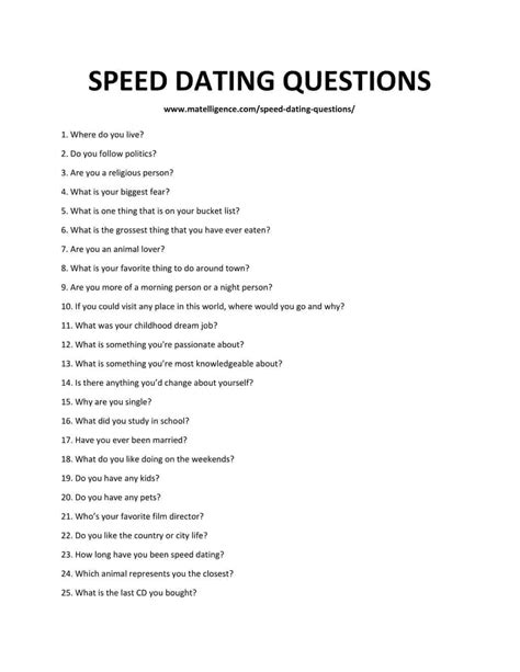 speeddating spørgsmål|525 Speed Dating Questions to Spark Instant Connections